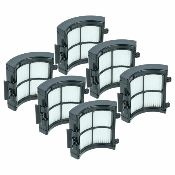 6x Filtros de Substituição vhbw para Aspirador Shark XHFIW1000, XPRFIW1000