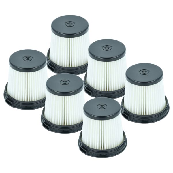 Pack 6x Filtros de Substituição vhbw para Aspiradores Shark XHFIW1000, XPRFIW1000