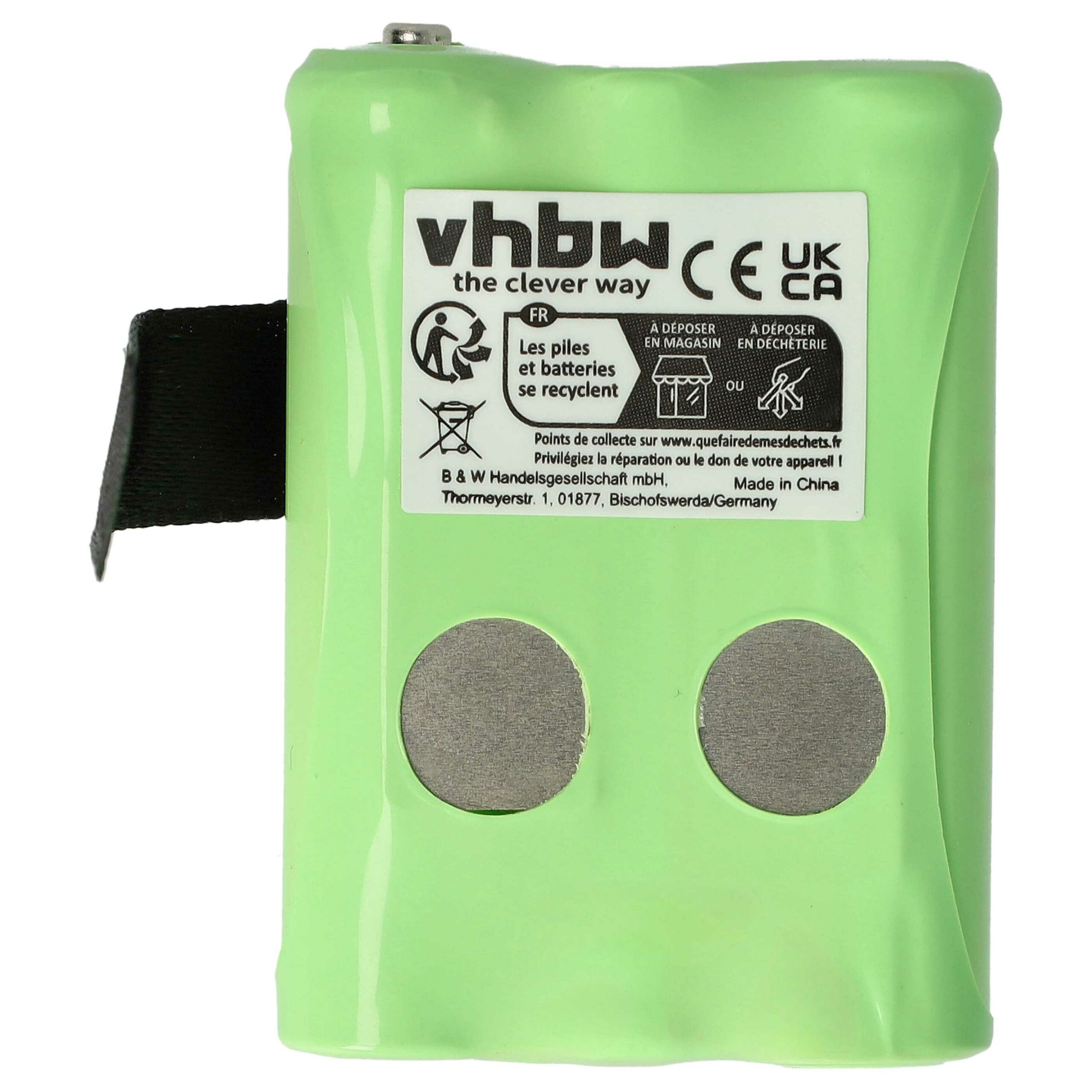 Bateria vhbw 3x AAA NiMH 700 mAh 3.6V para rádios Motorola CB (Pack 10 unidades) - Image 4