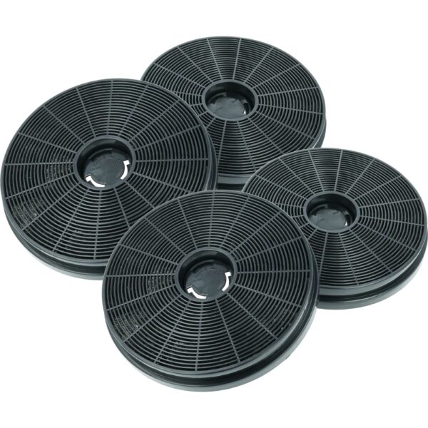 4x Filtro de Carvão Ativado Compatível com Klarstein 10033740 para Coifa Klarstein - 17.5 cm