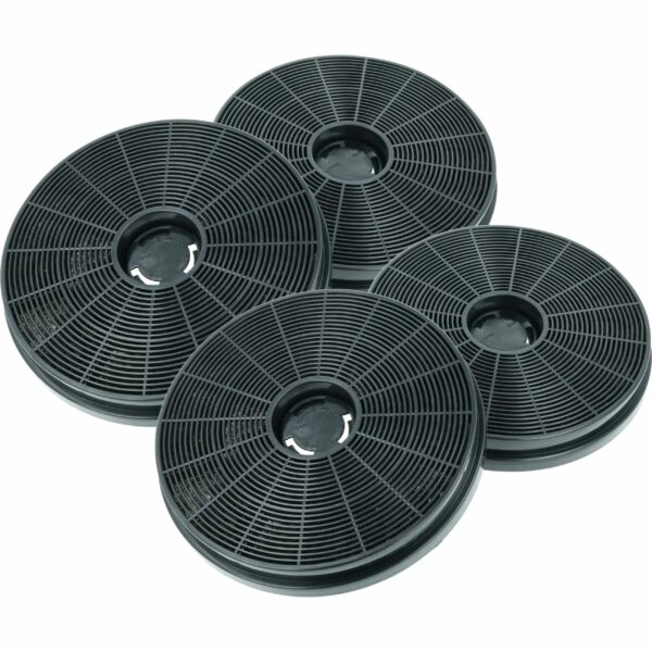 4x Filtro de Carvão Ativado Compatível com Klarstein 10033740 para Coifa Klarstein - 17.5 cm