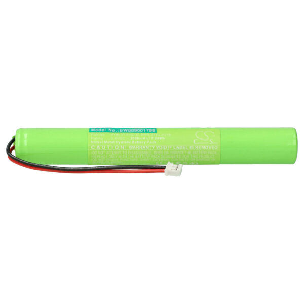 Bateria vhbw para Casio HHR-21HL3G1B, HHR-21HL3G1C, HHR-21H3G1B - Scanner POS 2000 mAh 3.6 V