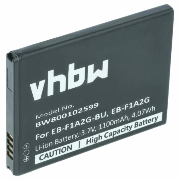 Bateria para Samsung EB-F1A2GBU - 1100 mAh 3.7V Li-Ion vhbw