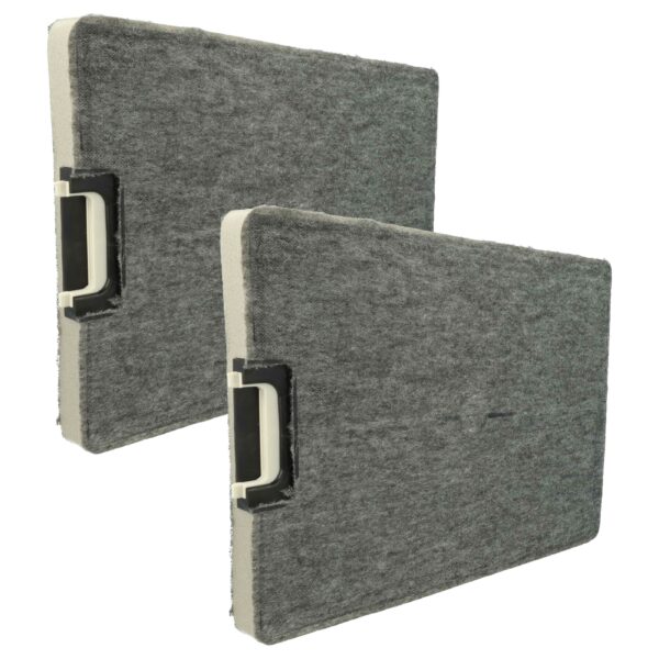 Filtro de Carvão Ativado vhbw para Exaustor Miele (substitui 5797941, DKF10) - Pack 2 unidades
