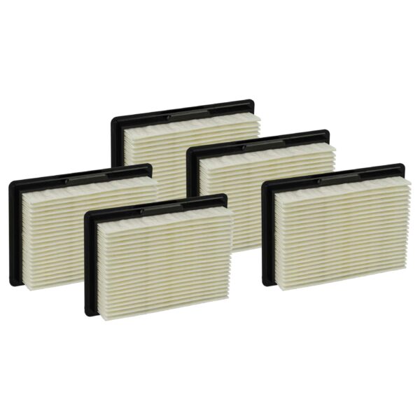 5x Filtro de Cartucho para Aspirador Bosch vhbw - Substituição para 3165140790185, 4059952008400, 1.600.A00.2PS, 2607432046