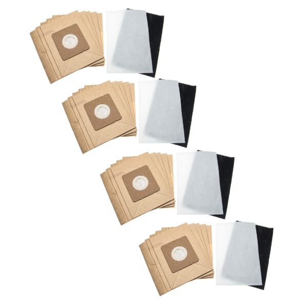 Kit Filtro e Saco de Papel (24 peças) para Aspirador Rowenta, Moulinex e Tefal - vhbw