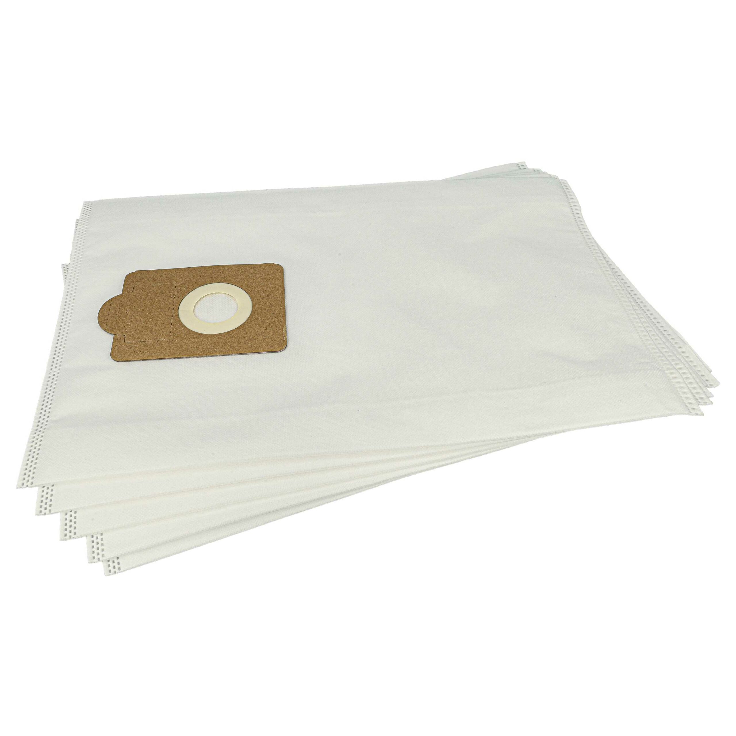 Conjunto de 5 Sacos para Aspirador vhbw compatível com Fakir 2630805 - Microfibra