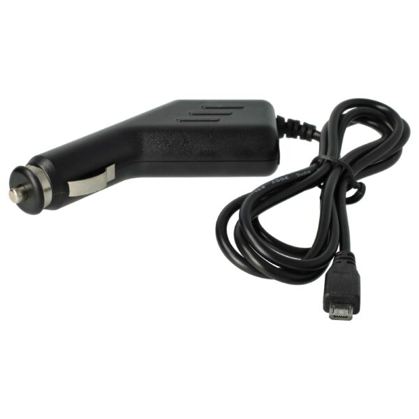 Cabo Carregador de Isqueiro Micro-USB vhbw 1.0A para Olympia, Bea-fon, Telme, Doro