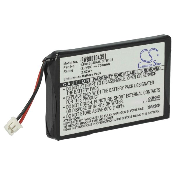 Bateria vhbw para telefone fixo T-Com Sagem (700 mAh, 3.7 V, Li-Ion)