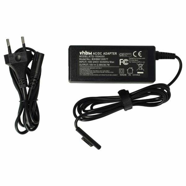 Adaptador de Alimentação AC para Portátil vhbw - Substituição Microsoft A1800