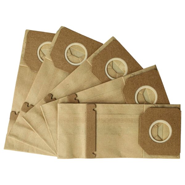 5x Filtro Turbo Compatível com Metabo 4007430425577 para Lixadora Orbital - Papel Dupla Camada