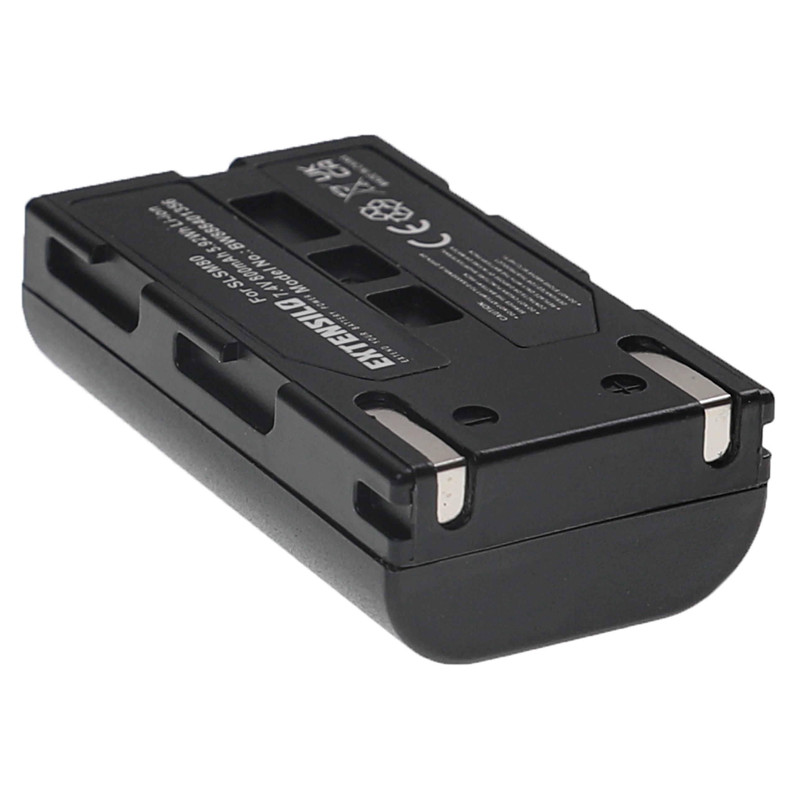 Bateria 2x EXTENSILO para Câmara Samsung SB-LSM80, SB-LSM320 - 800 mAh 7.4 V Li-Ion - Image 4
