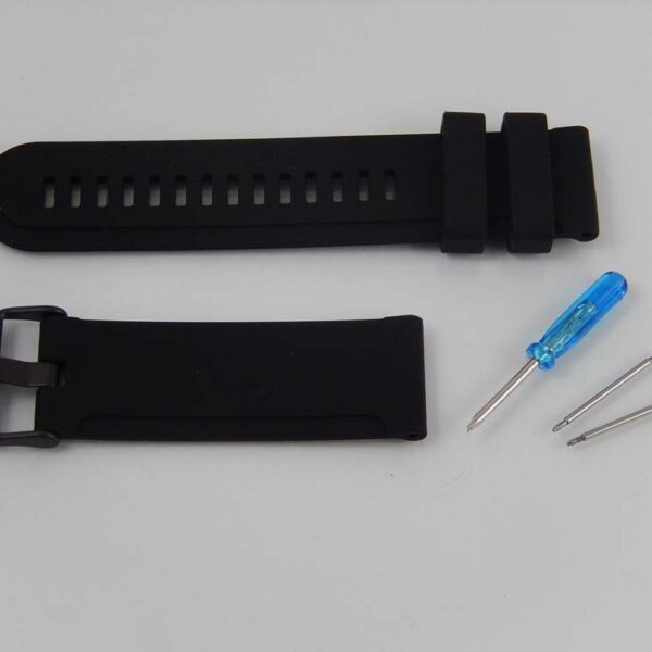Pulseira tamanho L para Suunto Smartwatch - silicone preto, 29mm