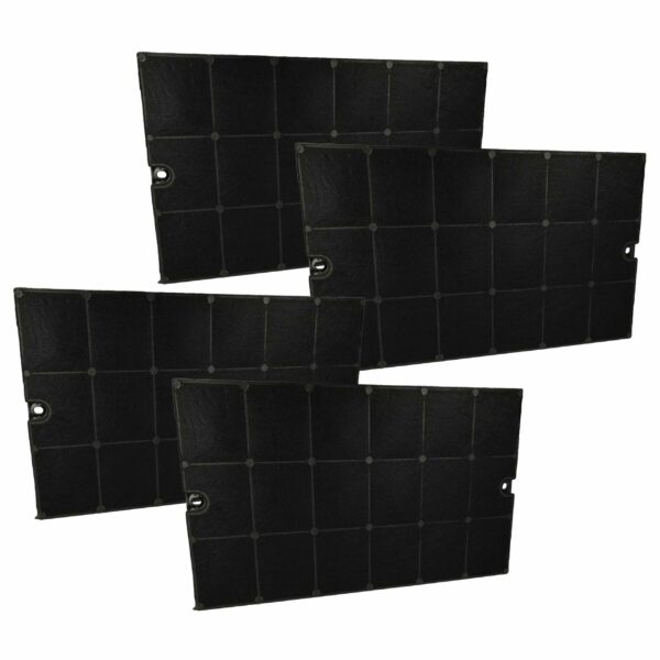 Filtro de Carvão Ativado vhbw para Zanussi, AEG, Electrolux e Outros - Pacote de 4