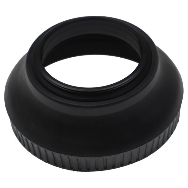 Parasol para Objetiva 37 mm - Borracha, Preto, Grande Angular