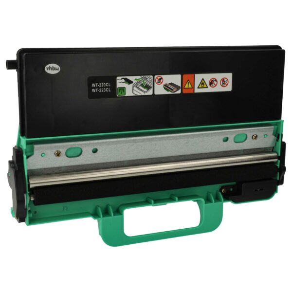 Contentor de Toner Residual vhbw Compatível com Brother WT-220CL - Preto