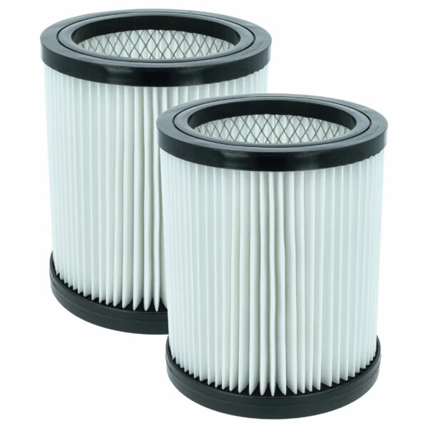 2x Filtro de substituição vhbw para Parkside 30250100, 91096424, 91105505