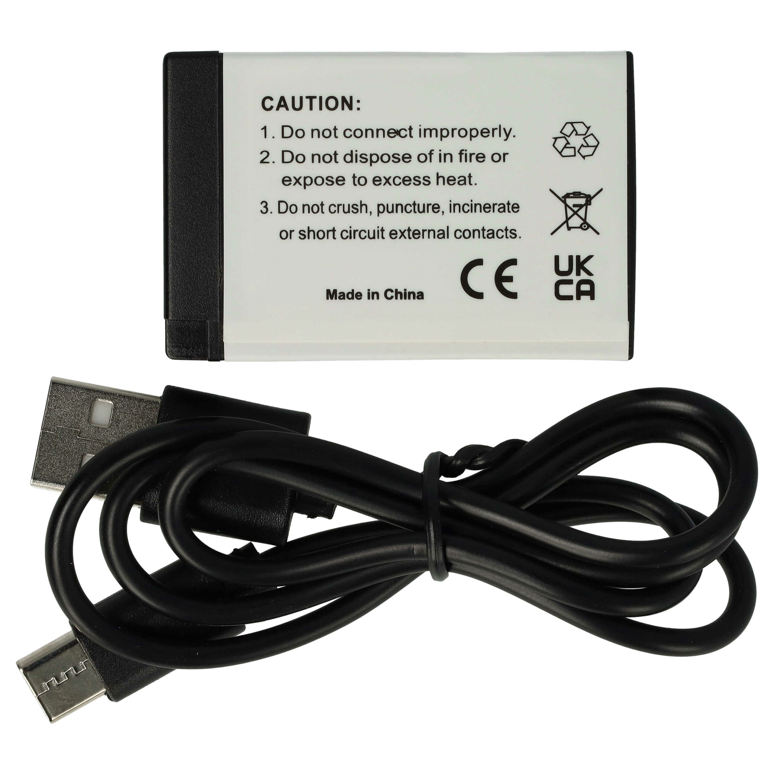 2x Baterias vhbw para Canon LP-E17 - 1000mAh, 7.4V Li-Ion com Porta USB-C - Image 2