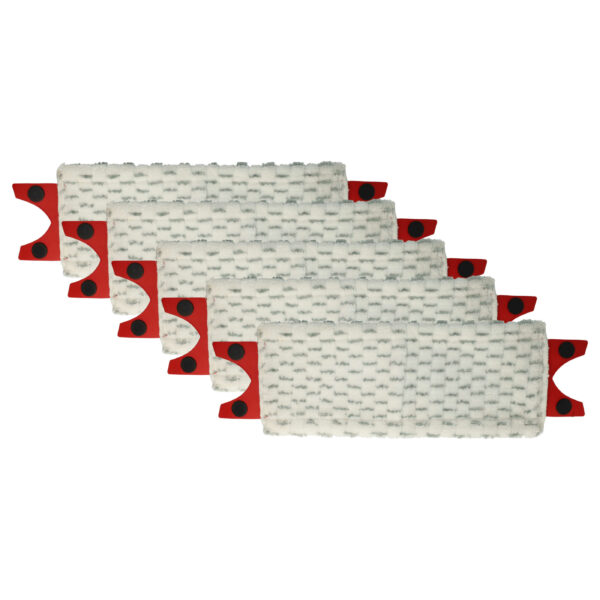 Conjunto de 5 Panos de Limpeza em Microfibra para Mopas Vileda Ultramat 2in1 e Ultramax 2in1