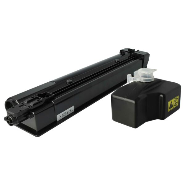 Toner Compatível vhbw para Kyocera TK-8325, TK-8325K + Recipiente de Resíduos, Preto