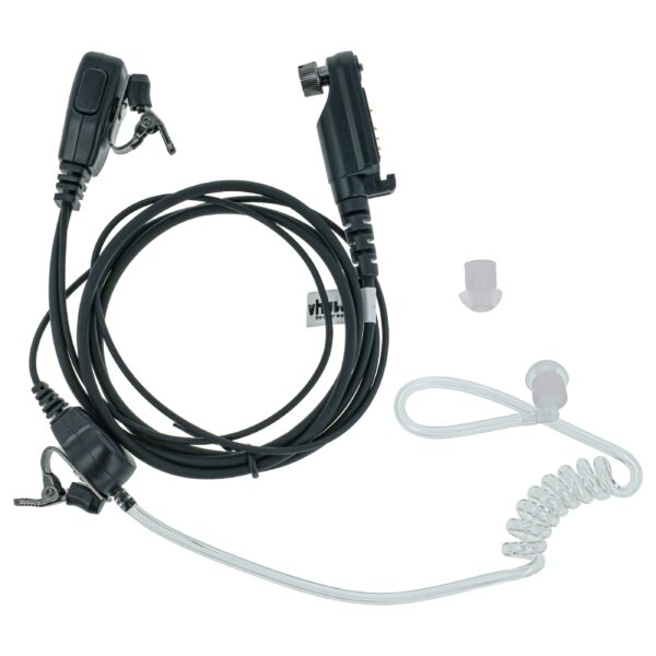 Auscultadores de Segurança com PTT para HYT / Hytera X1e vhbw