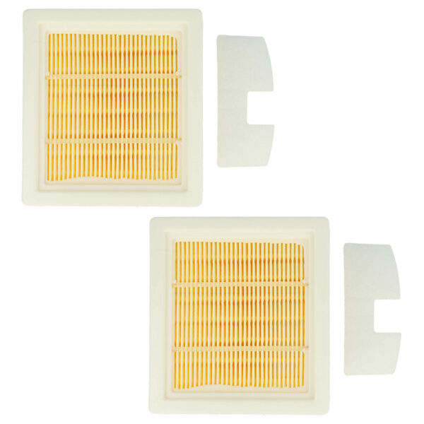 Jogo de 2 Filtros HEPA para Aspirador Fox Chimney Sweep - Substitui Cleancraft 7010250