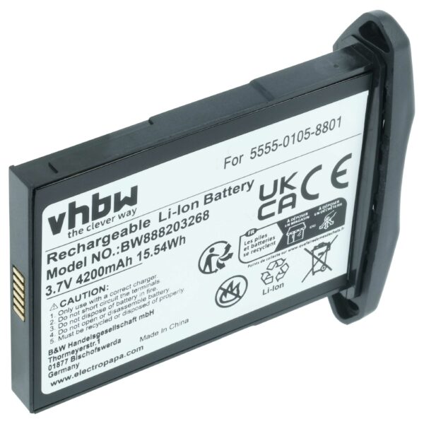 Bateria vhbw NCR Orderman 5555-0105-8801 - 4200mAh, 3.7V Li-Ion