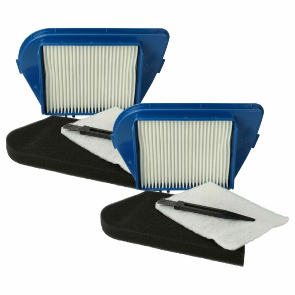 Kit 8 Peças Filtros e Escovas para Aspirador Rowenta e Moulinex - vhbw