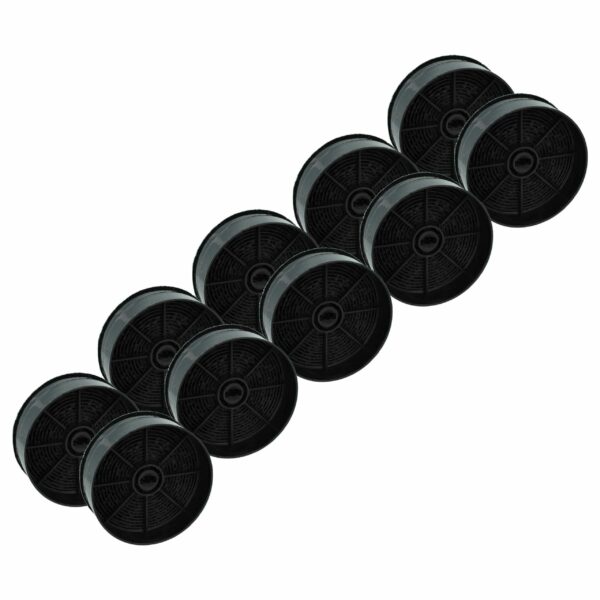 Pack 10x Filtro de Carvão Ativado Zanussi - Compatível AEG 902979880, ECFB03, 33005513