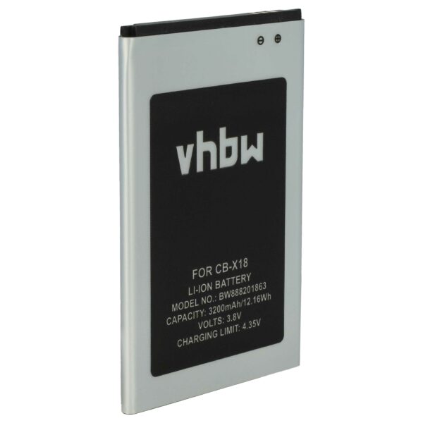 Bateria vhbw para Cubot X18 - 3200 mAh 3.8 V Li-Ion