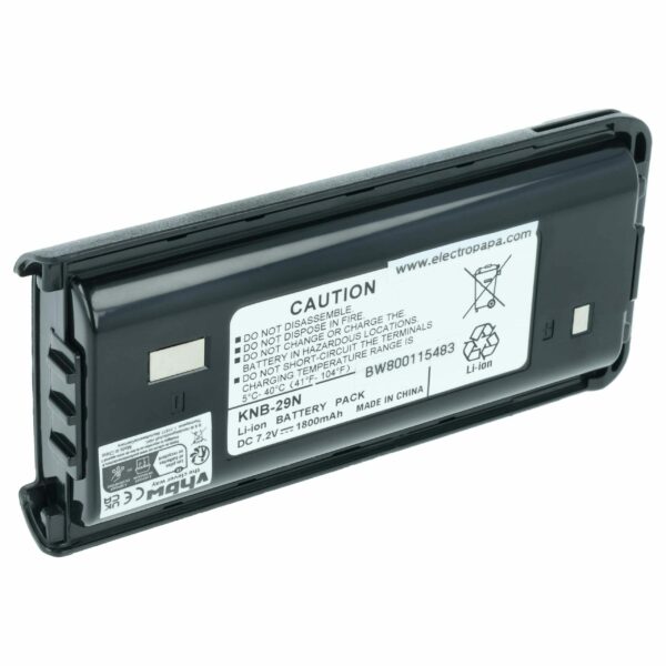 Bateria vhbw para Rádios Kenwood KNB-29A - 1800 mAh 7.4V Li-Ion