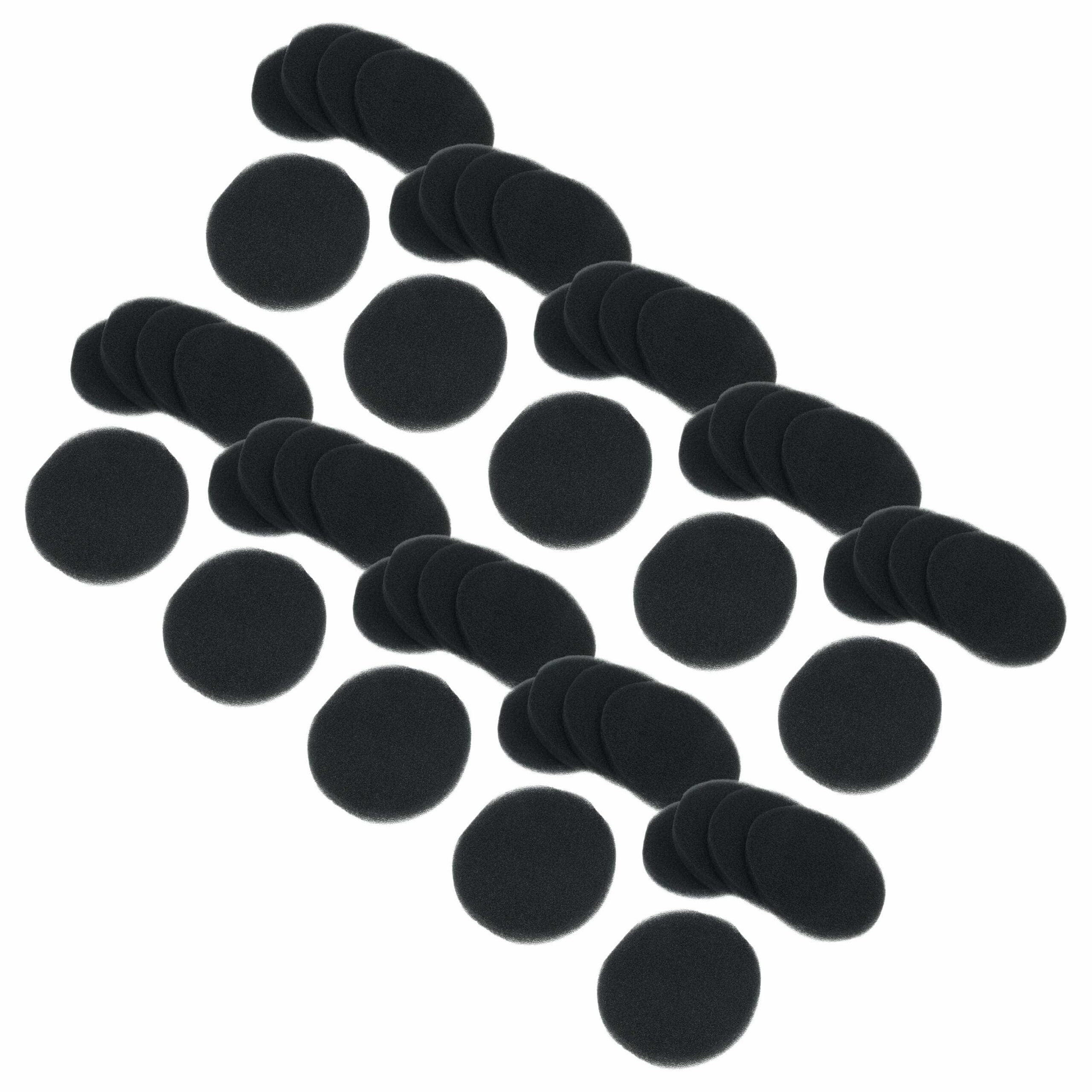 Conjunto 50x Filtros de Ar G3 vhbw para Ventilador Lunos (substitui 37214, 9/FIB-3R)