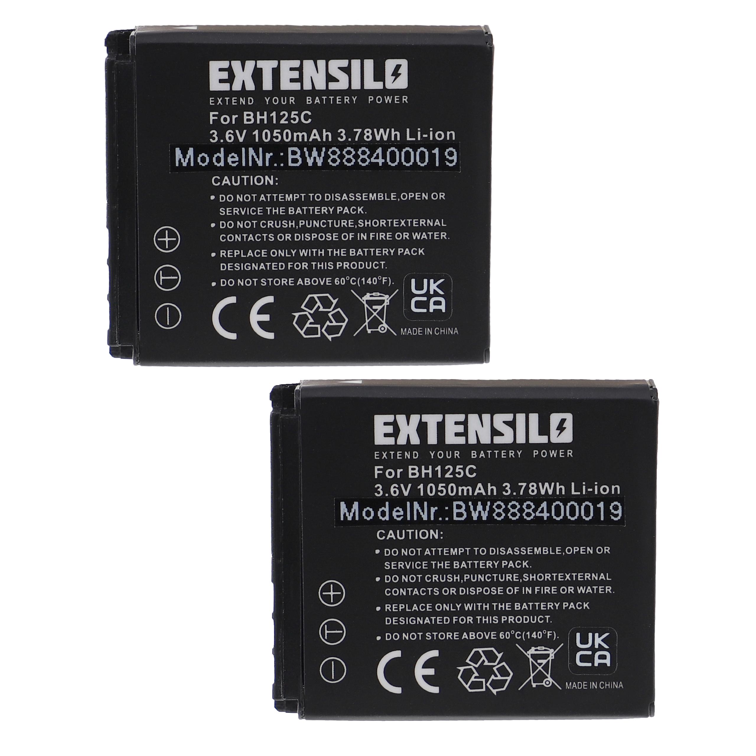 Bateria EXTENSILO para Kodak LB-080 - 1050mAh, 3.6V, Li-Ion (Blister com 2 unidades) - Image 4