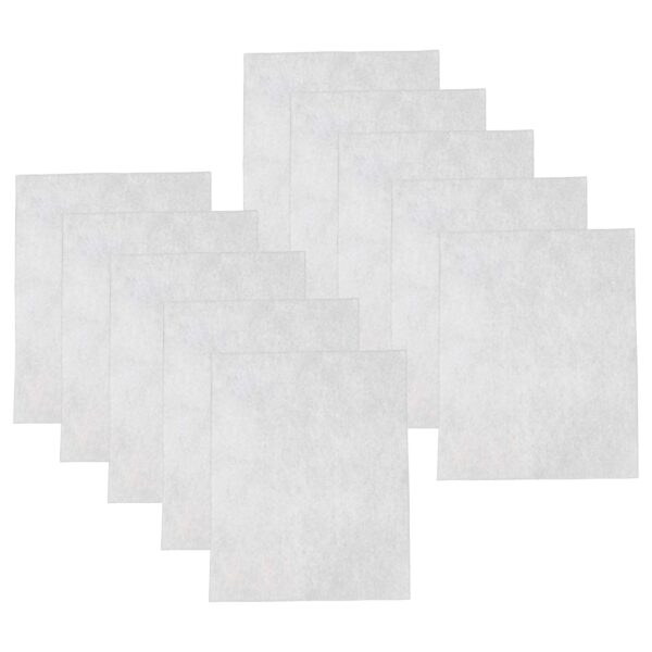 10x Sacos Filtro Universal para Aspirador - Ajustáveis, Branco vhbw