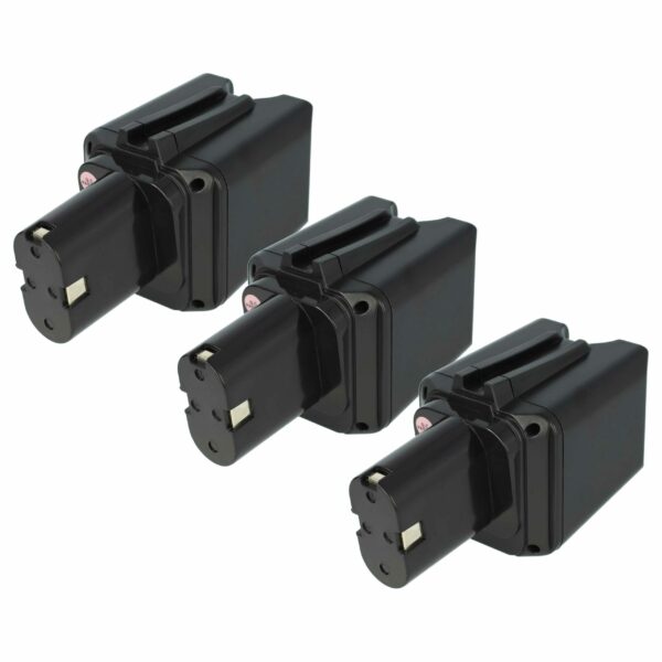 Bateria vhbw 9.6V 1500 mAh NiMH para Ferramentas Bosch (Pack 3x) - Compatível com 2607300002