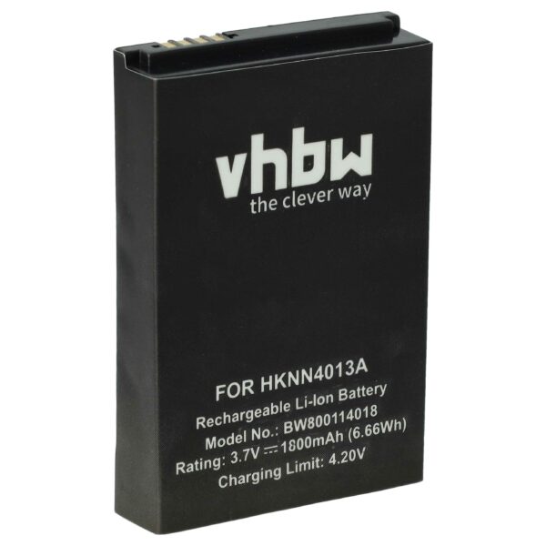 Bateria vhbw para Rádio Motorola BT90, HKNN4013A, HKLN4440B, BT110, BT60, HKNN4013B - 1800 mAh 3.7V Li-Ion
