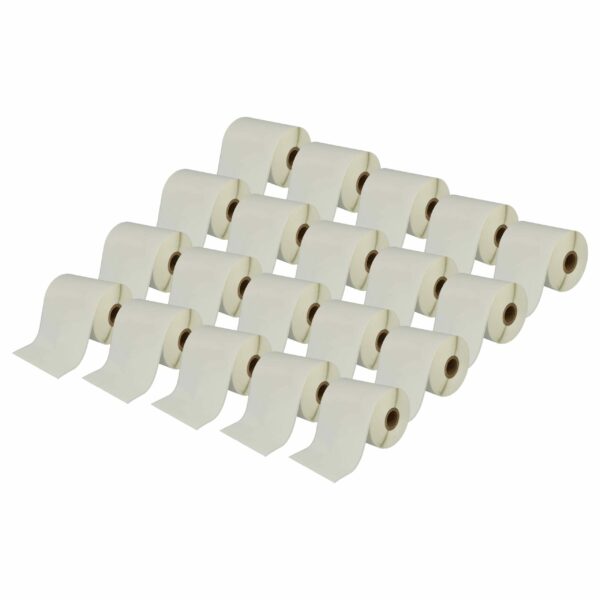 20x Rolo de Etiquetas Compatível com Brother RD-S01E2 - 102 mm x 44.3 m