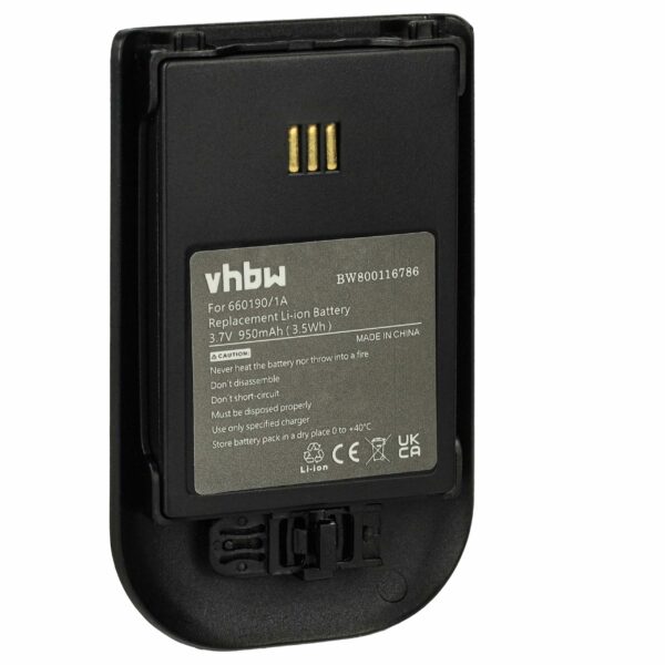 Bateria vhbw 3BN78404AA para Alcatel e telefones DECT Ericsson - 930 mAh 3.7 V Li-Ion
