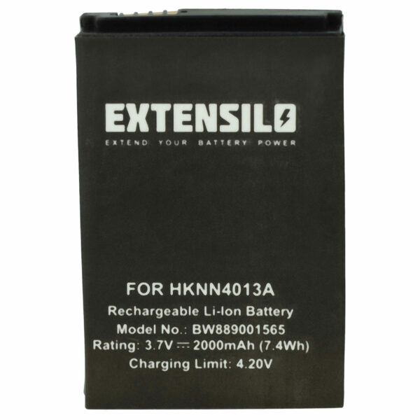 Bateria de Substituição EXTENSILO para Rádios Motorola BT90, BT110, BT60 - 2000 mAh 3.7V Li-polímero