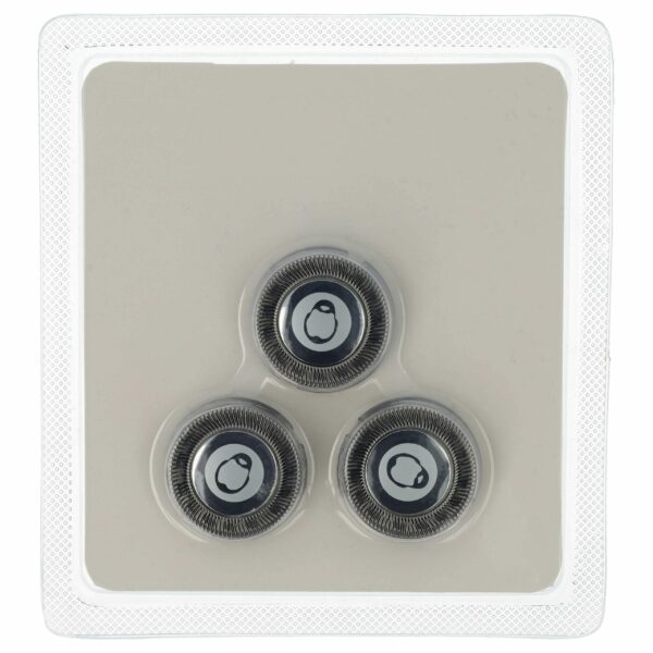 3 Cabeças de Corte vhbw para Philips HQ8/53, HQ8/5 - Prata