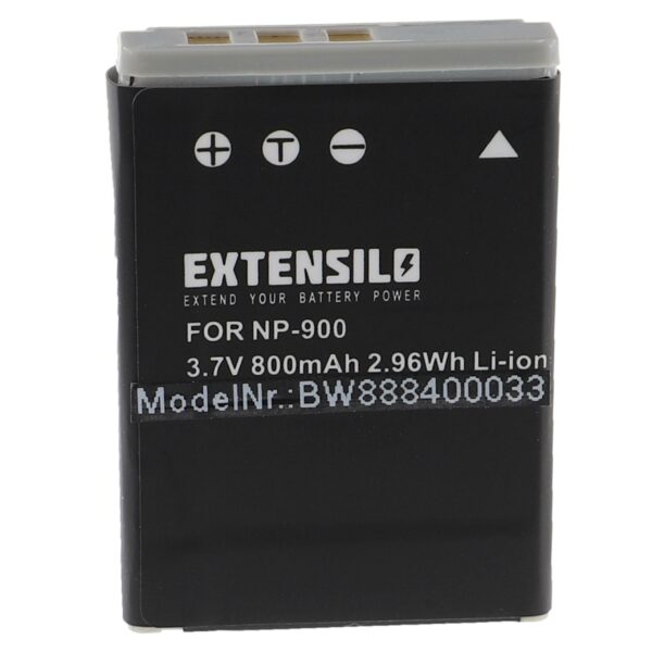 Bateria EXTENSILO para Câmara Avant BATS4 / Minolta NP-900 800mAh, 3.7V, Li-Ion