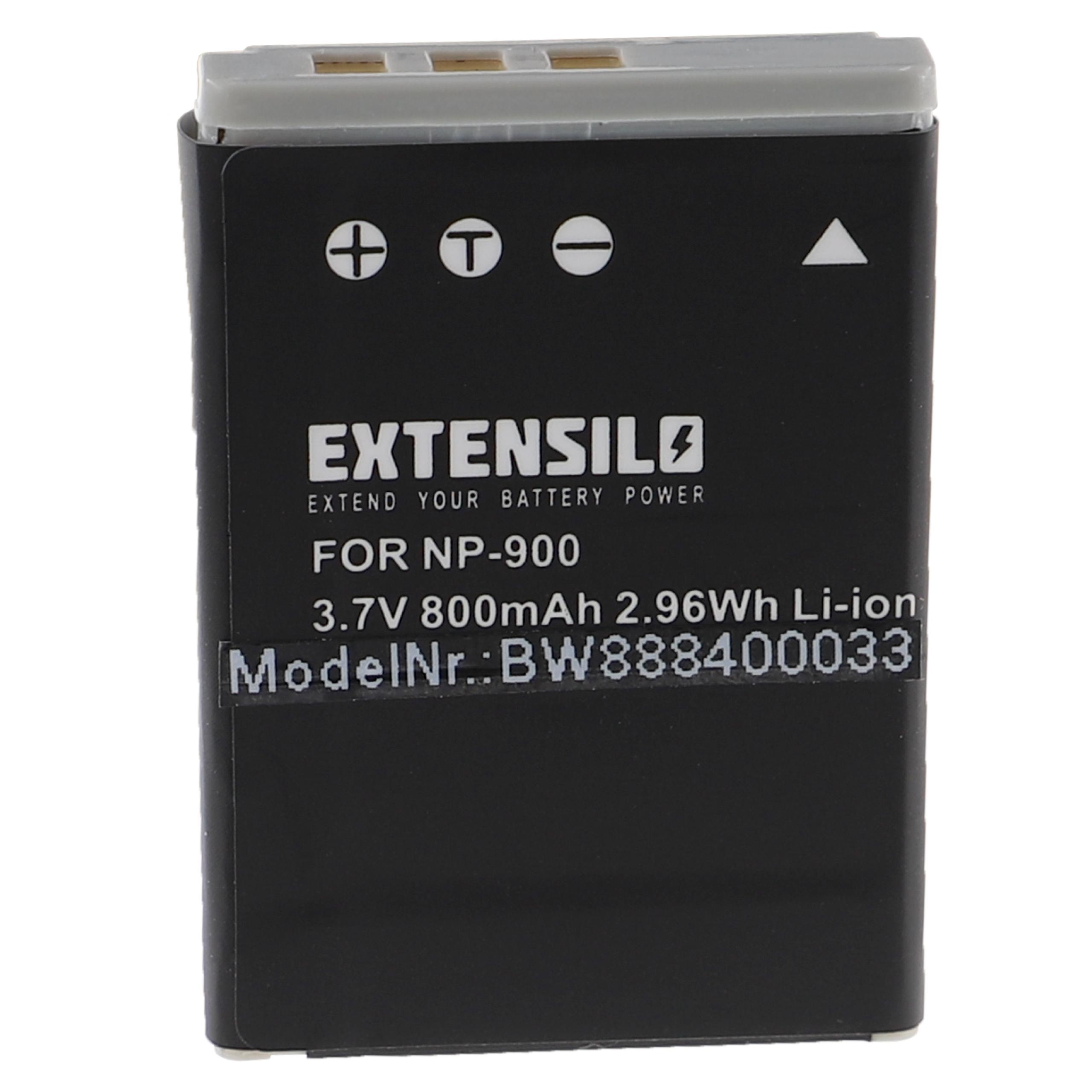 Bateria EXTENSILO para Câmara Avant BATS4 / Minolta NP-900 800mAh, 3.7V, Li-Ion