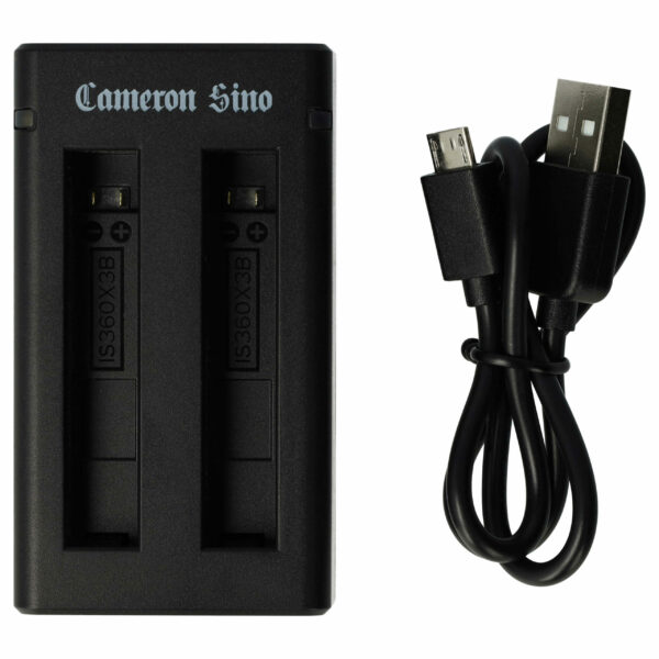 Carregador Micro-USB + USB-C com Cabo para Insta360 One X3