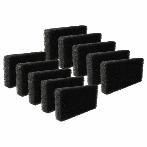 10x Filtro de Espuma para Secadora Gorenje 327136 vhbw
