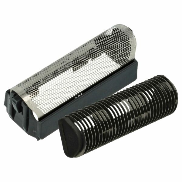Kit de lâmina e foil para barbear Braun 3550 vhbw - preto/prateado