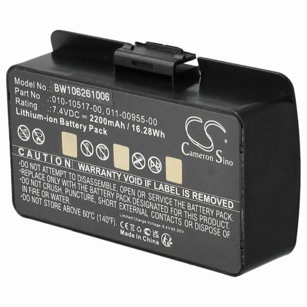 Bateria vhbw para GPS Garmin 010-10517-00, 010-10517-01, 011-00955-00 - 2200mAh 7.4V