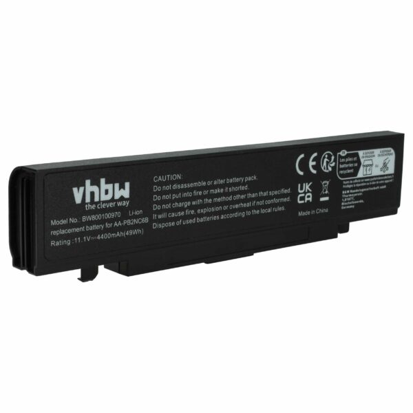 Bateria para Portátil Samsung compatível com AA-PB2NC6B/E - 4400 mAh 11.1 V Li-Ion Preta