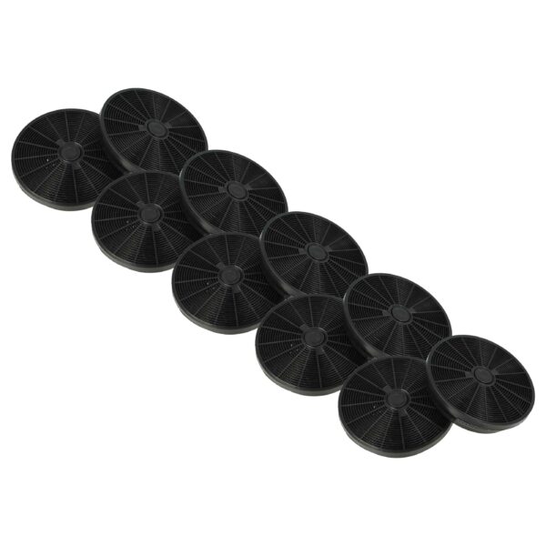 Pack de 10 Filtros de Carvão Ativado vhbw para Candy e Compatíveis