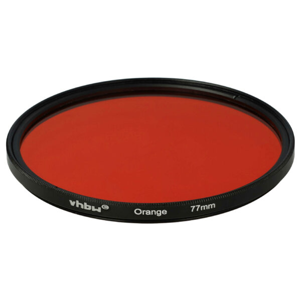 Filtro Laranja para Objetivas com Rosca de 77 mm - vhbw