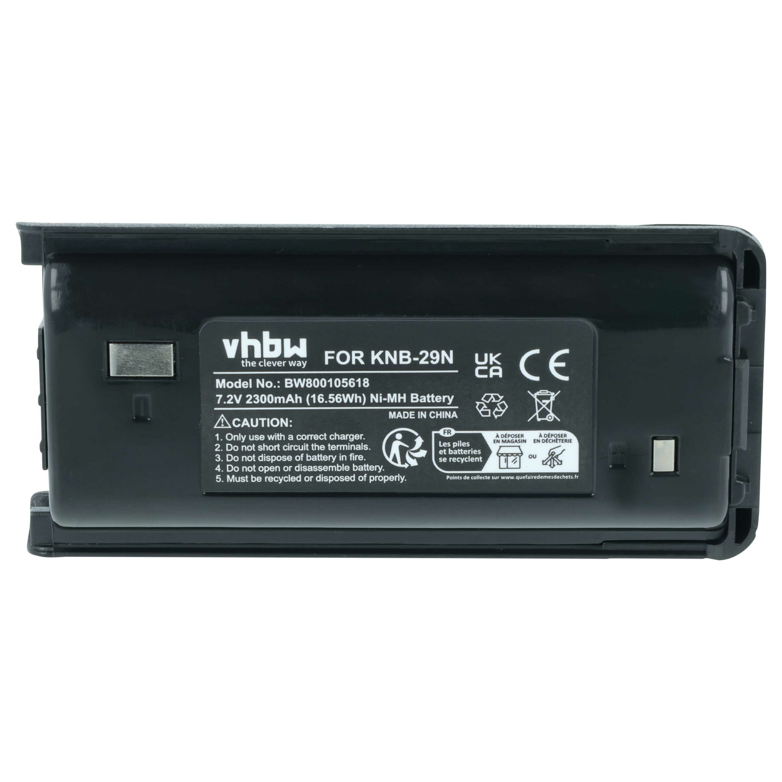 Bateria vhbw 2300 mAh 7.2V NiMH para Rádios Kenwood KNB-29A - Pack 2x - Image 3